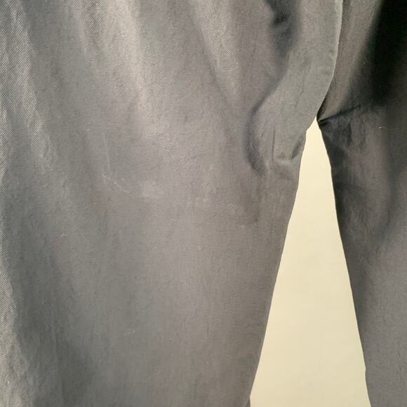 GOLDWIN Size L Navy Twill Nylon Blend Drawstring Casual Pants - Picture 4 of 7